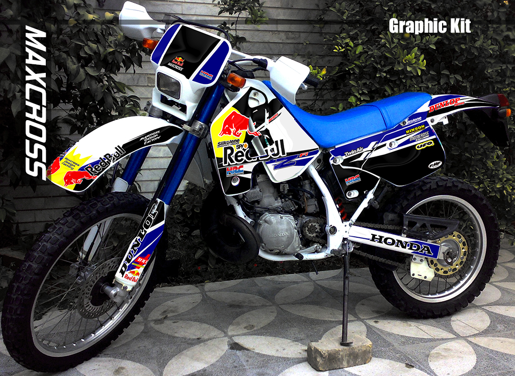 HONDA CRM250 1989-1993 REDBULL STYLE